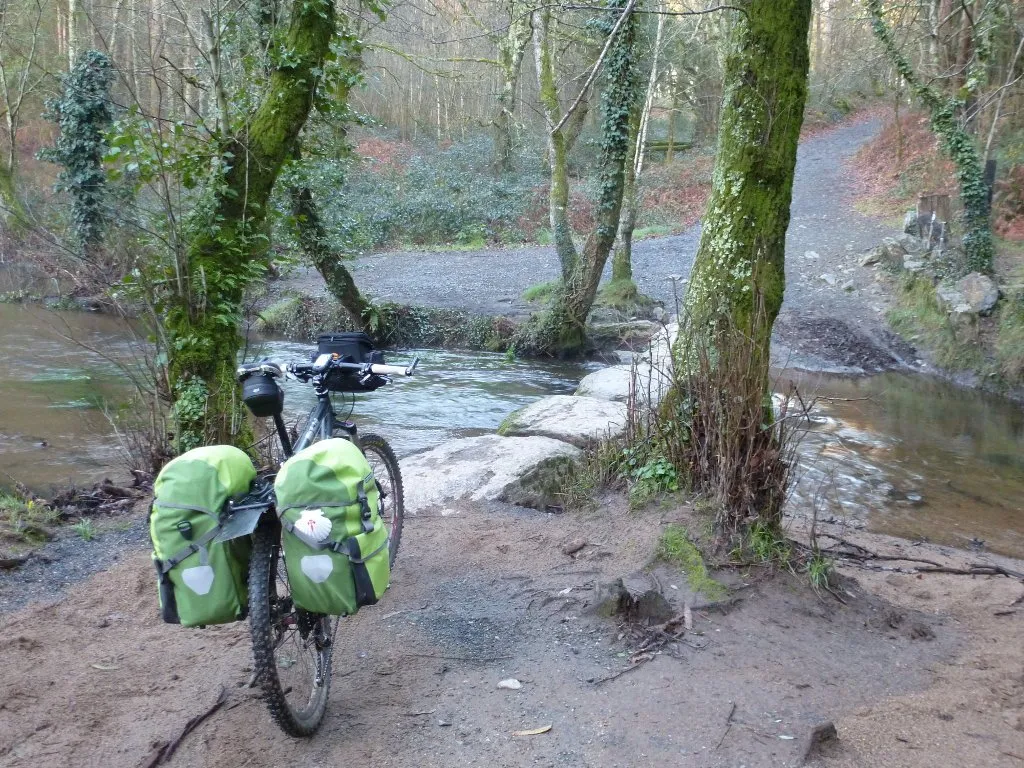 Llegando a Santiago de Compostela